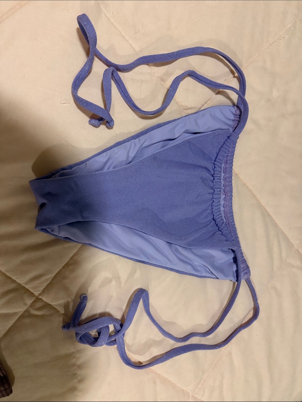 Dippin' Daisy's Lilac Glitter String Bikini Bottoms